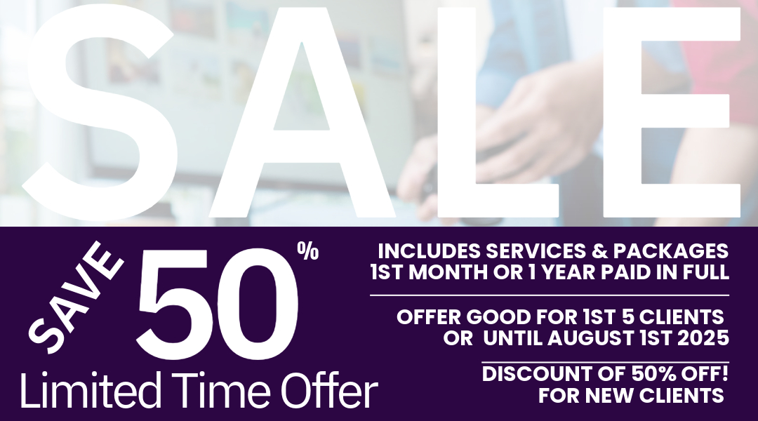 Launch & Save: 50% Off All Packages for Our First 5 Clients!